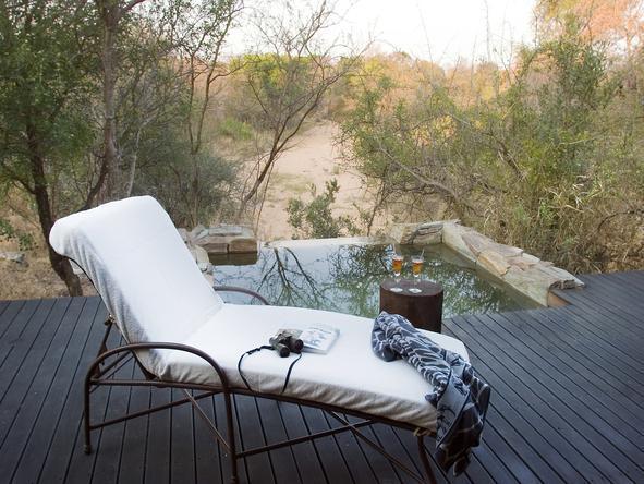 Camp Jabulani - Private Deck 